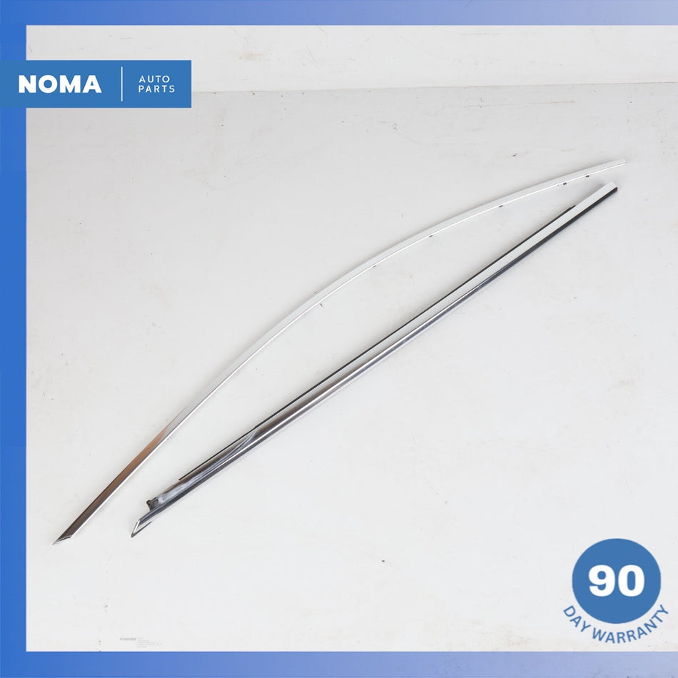 16-23 Jaguar X260 XF Front Left Side Door Exterior Window Molding Set OEM