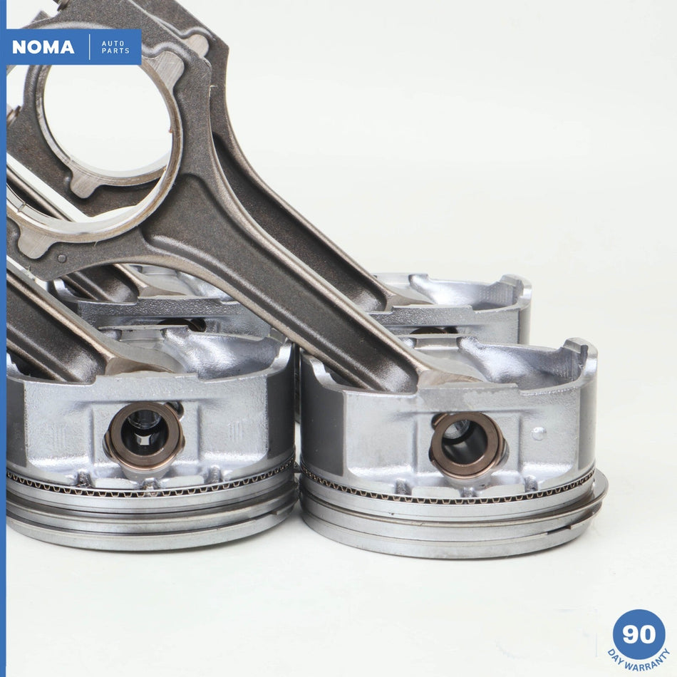 00-08 Jaguar X204 S-Type AJ6 3.0 Engine Motor Piston Connecting Rod Set of 6 OEM