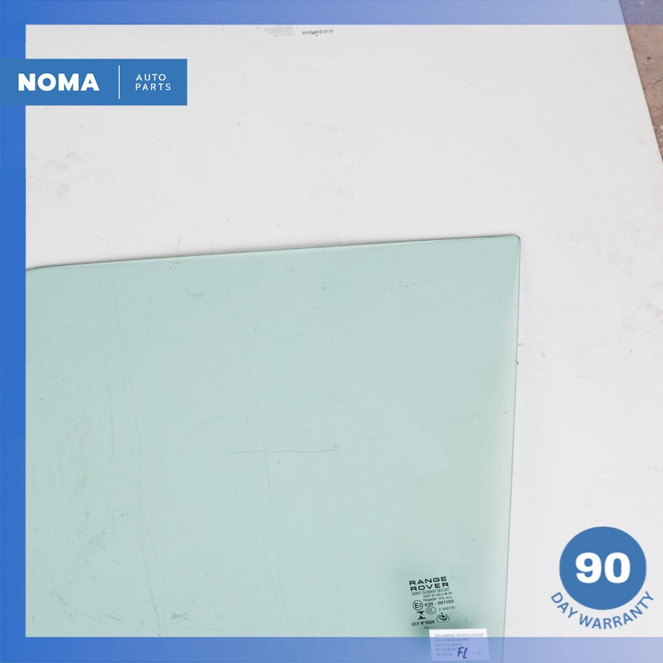 12-19 Range Rover Evoque L538 4DR Front Left Driver Side Door Window Glass OEM