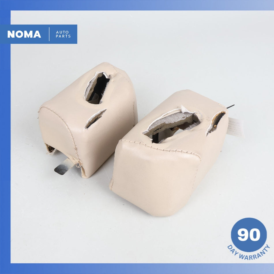 92-96 Jaguar XJS 2+2 Convertible Rear Left & Right Seat Belt Trim Cover Set OEM