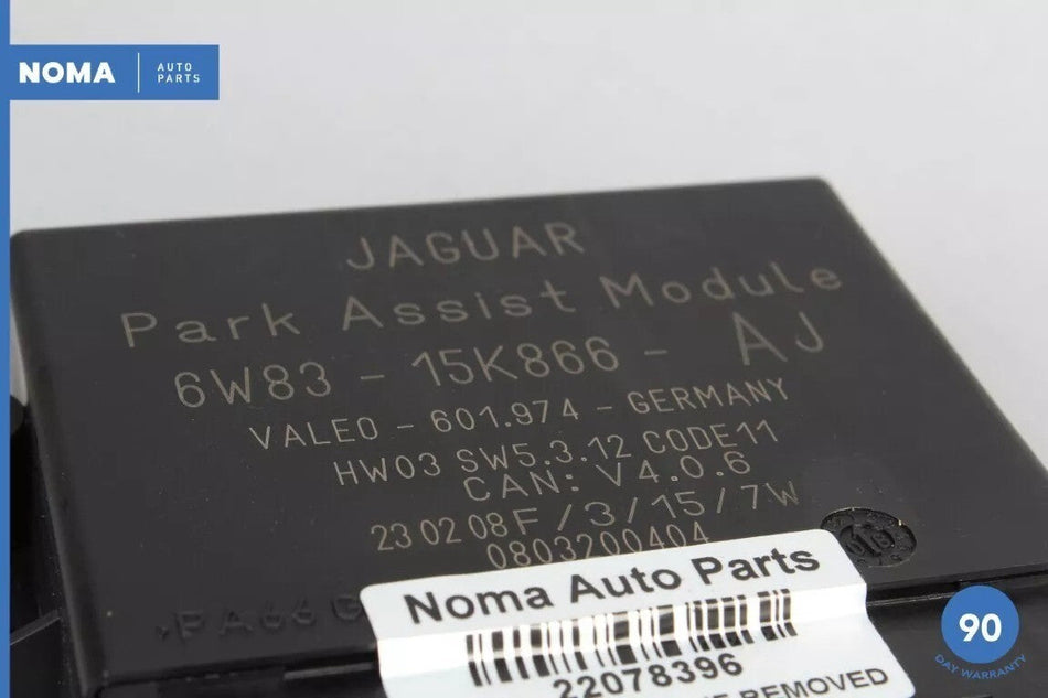 07-12 Jaguar X150 XKR XK Parking Aid Assist Control Module Unit 6W8315K866AD OEM