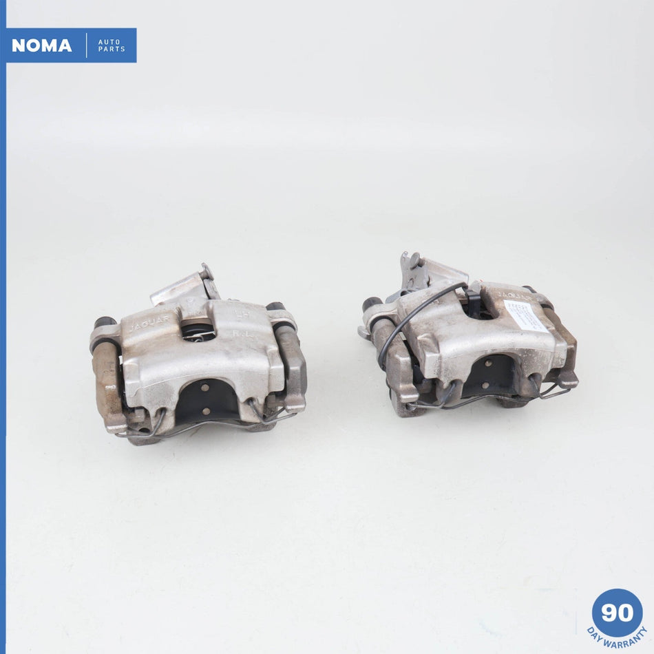 07-19 Jaguar X250 XF XJ Rear Right & Left Side Brake Caliper Set w/ Sensor OEM