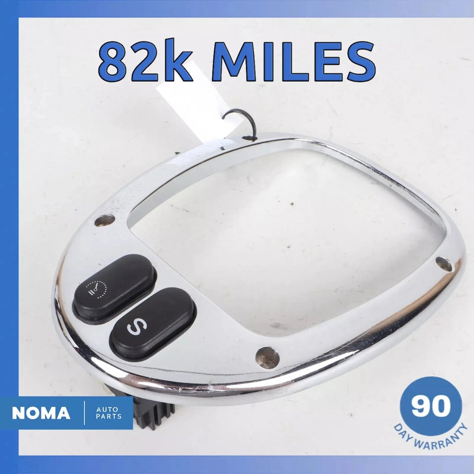 00-02 Jaguar X100 XK8 Center Console Gear Shifter Bezel Trim w/ Switch OEM 82k