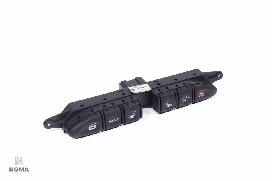 98-03 Jaguar X308 XJ8 Lock Valet Traction Hazard Heated Seat Switch Panel OEM