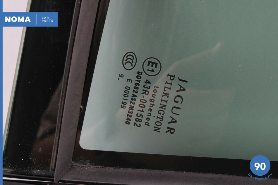 09-14 Jaguar XF XFR X250 Rear Right Side Quarter Corner Window Glass OEM