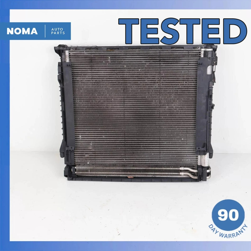 10-12 Land Rover Range Rover L322 Engine Cooling Radiator AC A/C Condenser OEM