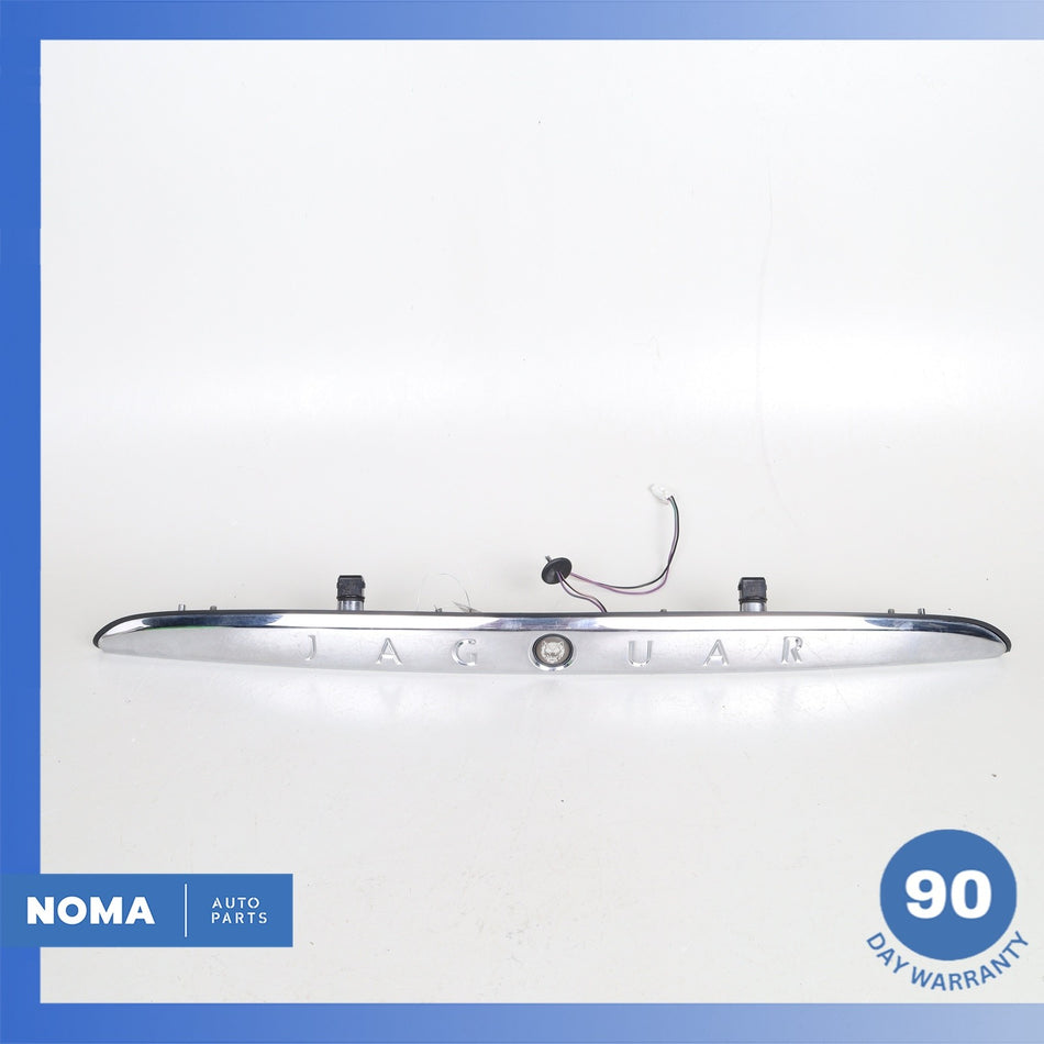 00-06 Jaguar X100 XKR Rear Trunk Bezel License Plate Light Lamp Trim Chrome OEM