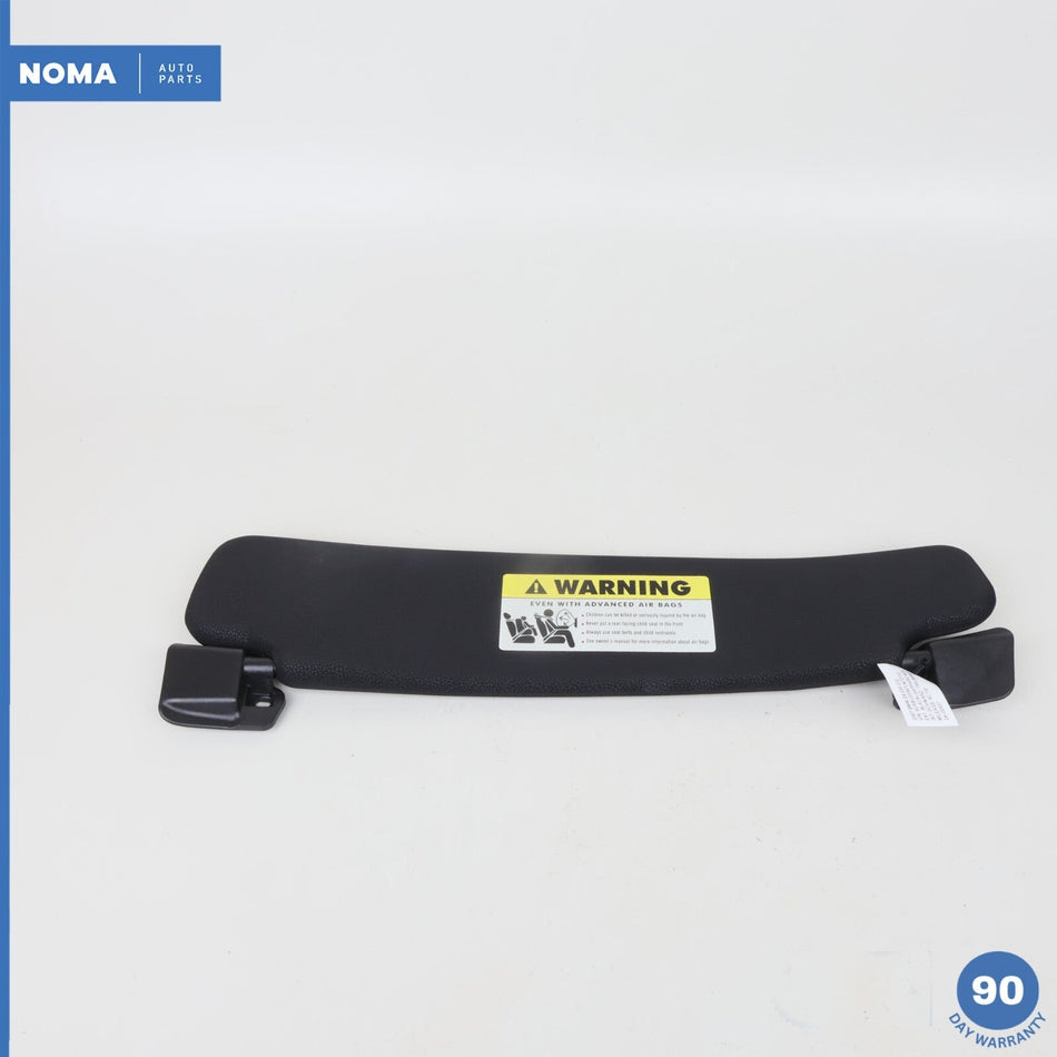 03-08 BMW E85 Z4 Right Passenger Side Sun Visor w/ Vanity Mirror Black OEM