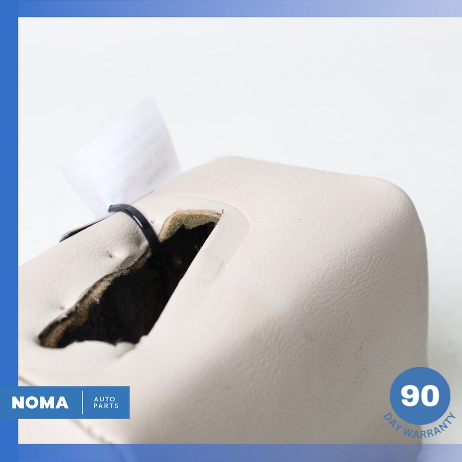 92-96 Jaguar XJS 2+2 Convertible Rear Right Side Seat Belt Trim Cover Beige OEM