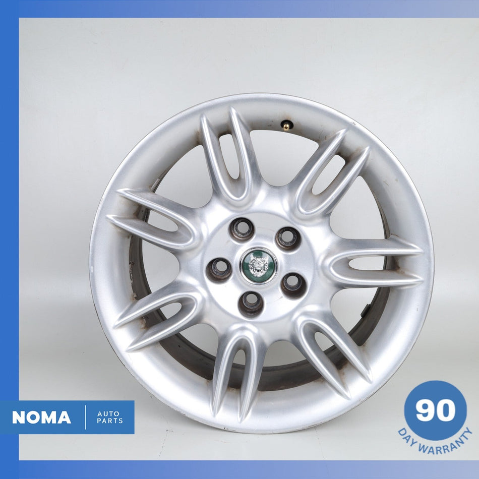 97-06 Jaguar X100 XK8 XKR Impeller 8 x 18 Front Wheel Rim Silver MJE6118AA OEM