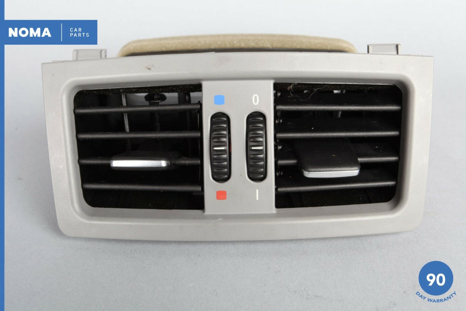 07-10 BMW 535xi E60 E61 Rear Center Console A/C Dual Air Vent Grille 9112215 OEM