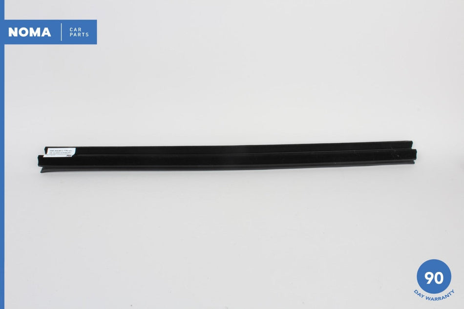 00-08 Jaguar S-Type X206 Rear Left Driver Side Lower Door Window Strip Seal OEM