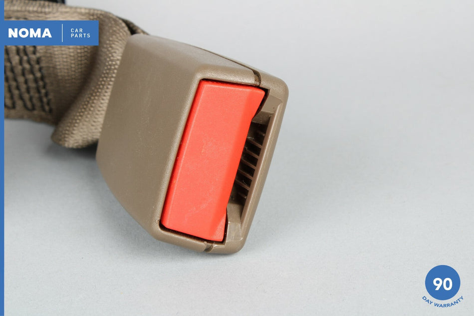 04-09 Jaguar X350 X358 XJ8 Rear Left Center Seat Belt Buckle Set of 2 AMB Mocha