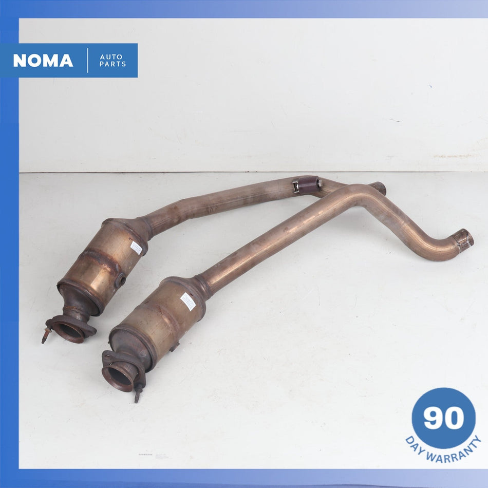 10-12 Jaguar X250 XF 5.0L N/A Left & Right Side Exhaust Downpipe Set OEM