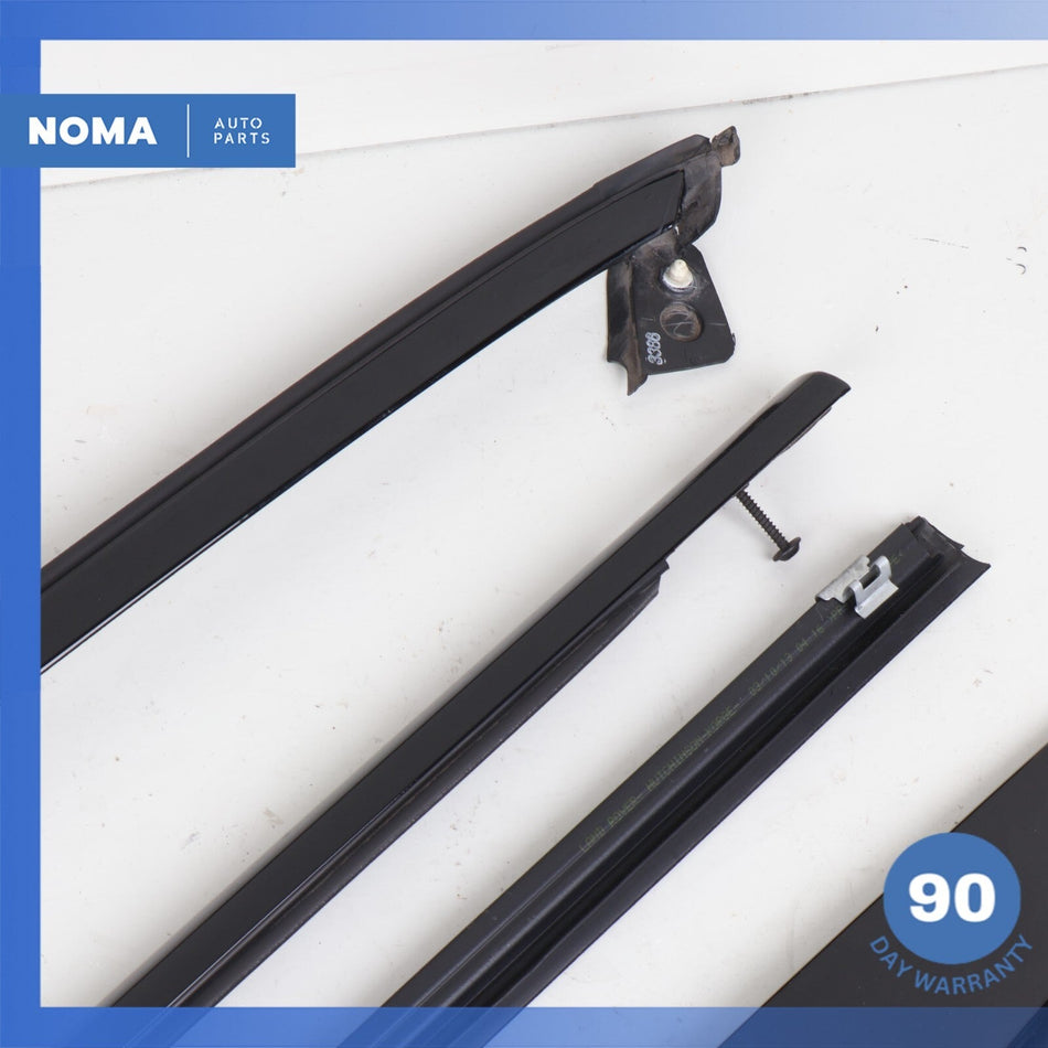 12-19 LR Range Rover Evoque L538 Front Right Outer Door Window Molding Set OEM