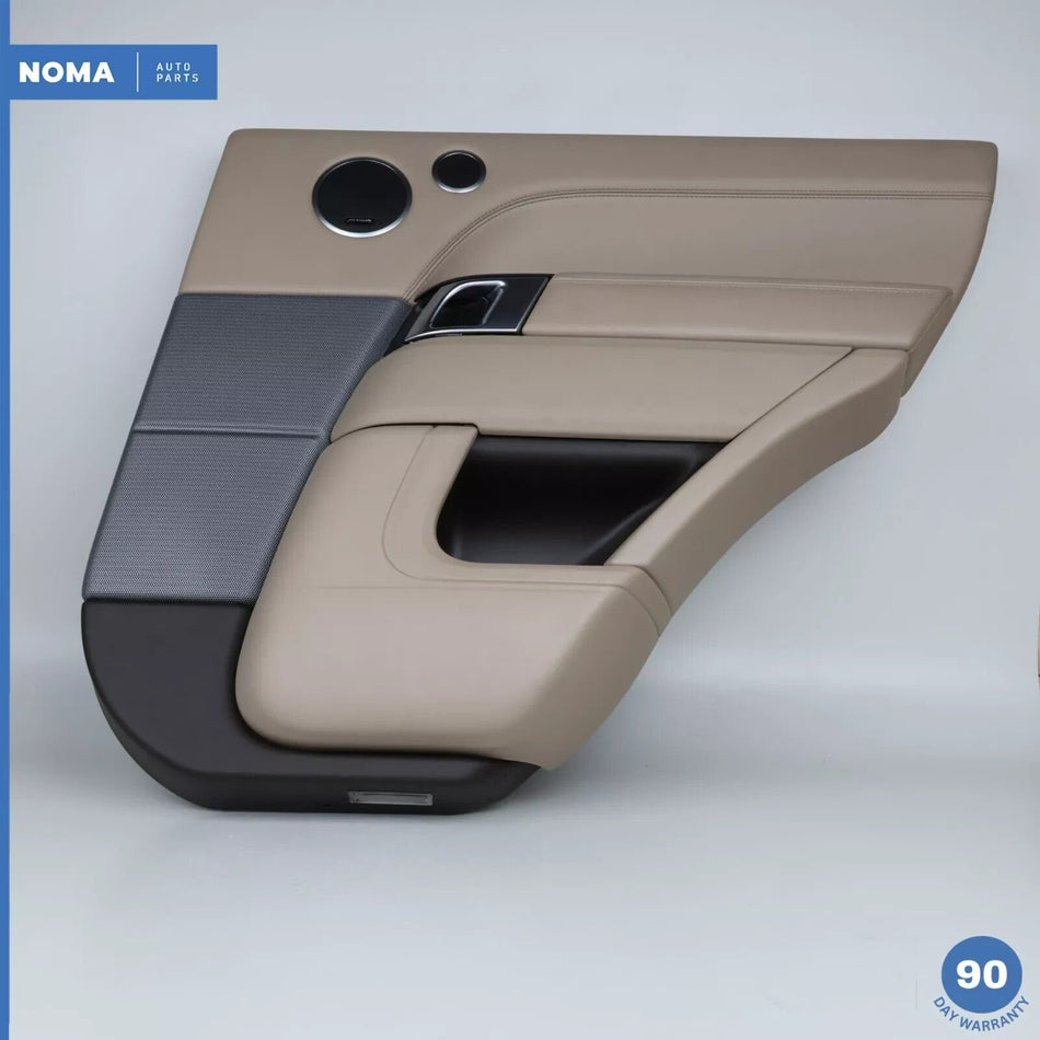 14-17 Range Rover Sport L494 Rear Right Side Interior Door Panel Trim Beige OEM