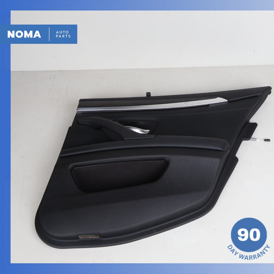 11-16 BMW F10 535i 550i Rear Right Side Interior Door Panel Assembly Black OEM