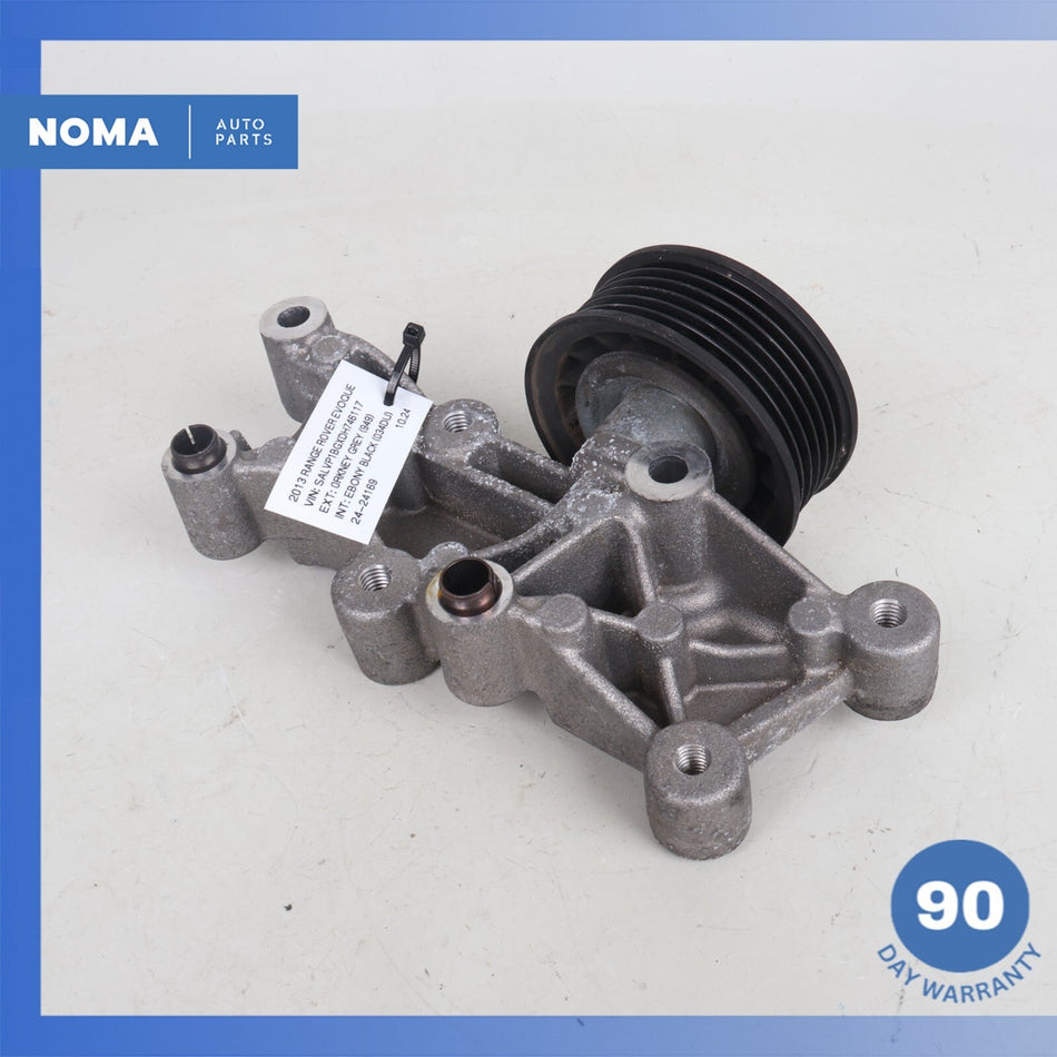 2013 LR Range Rover Evoque L538 Engine Drive Belt Idler Pulley w/ Mount OEM