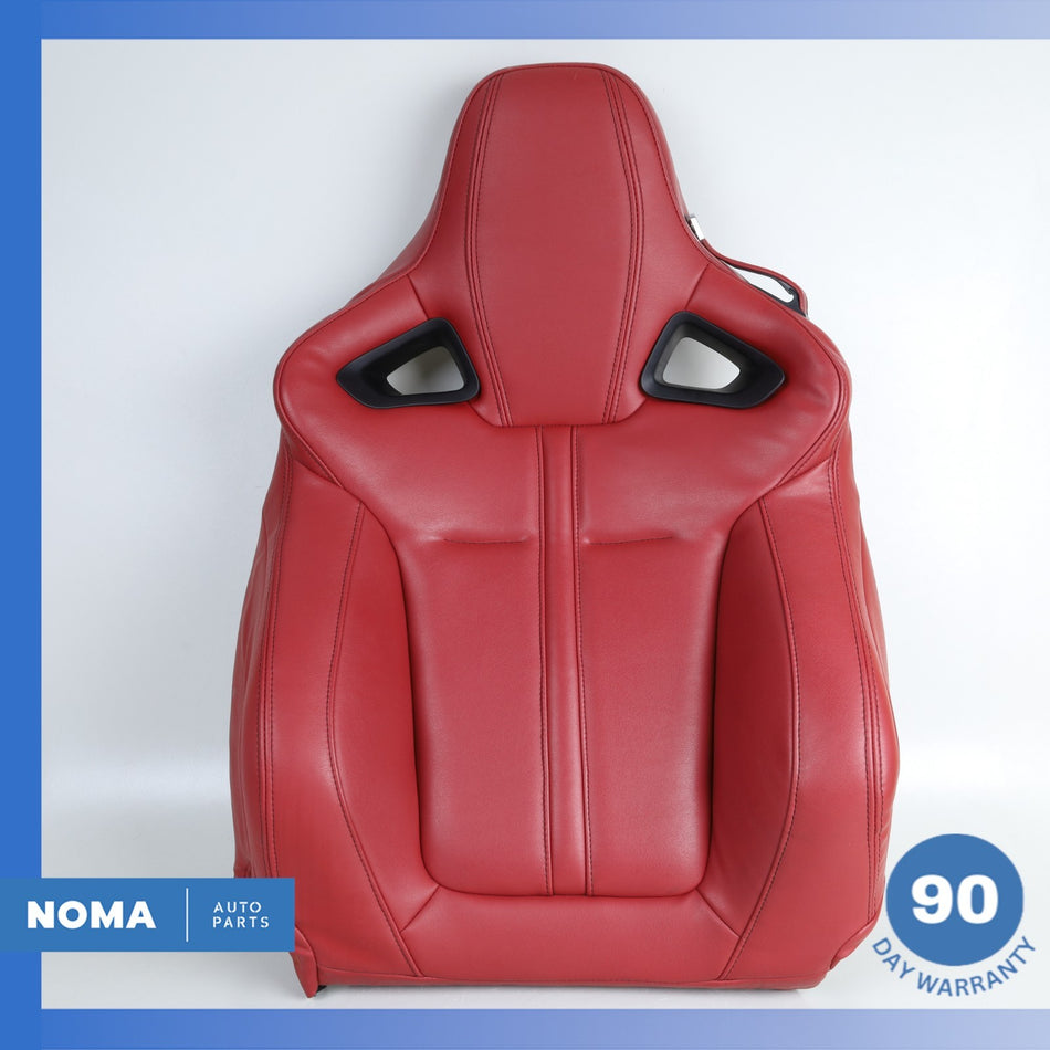 14-17 Jaguar X152 F-Type Convertible Left Driver Upper Seat Cushion Red OEM