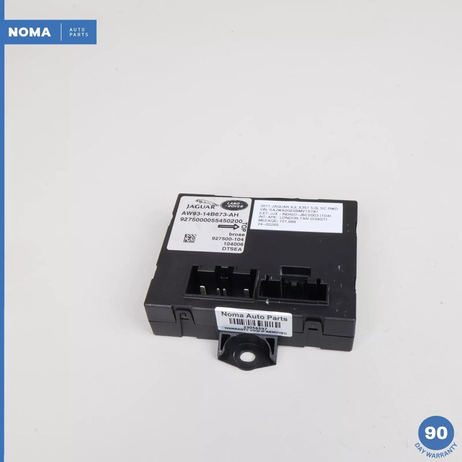 11-15 Jaguar X351 XJ XJR Rear Electronic Trunk Control Module AW9314B673AH OEM