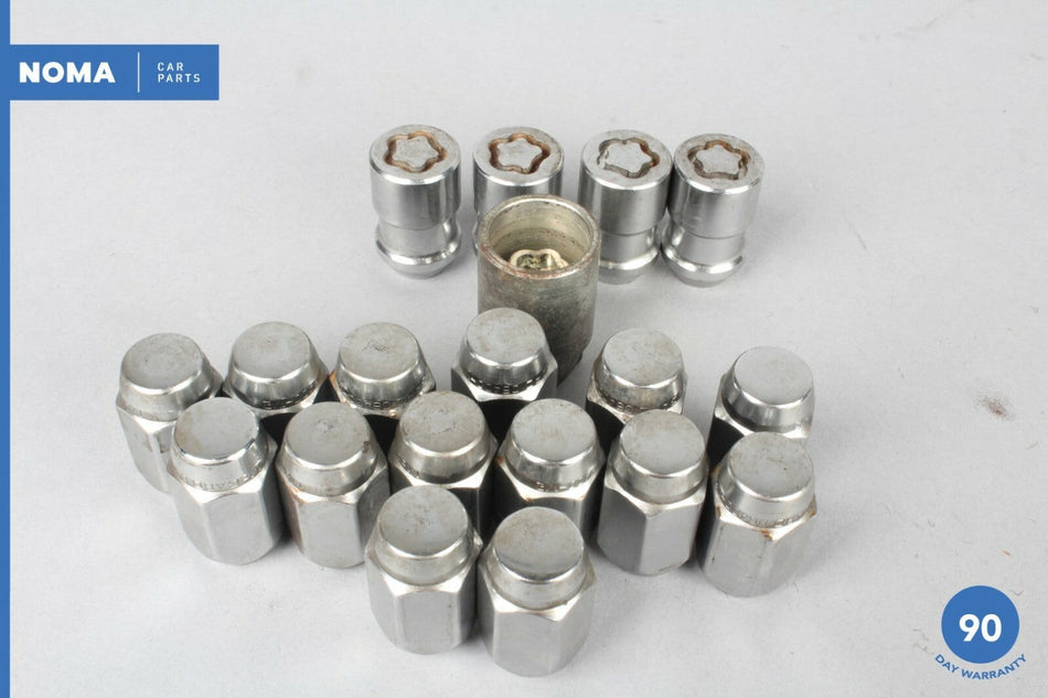 97-03 Jaguar XK8 XKR X100 Wheel Rim Bolts w/ Locking Lug & L Tool Set of 20 OEM