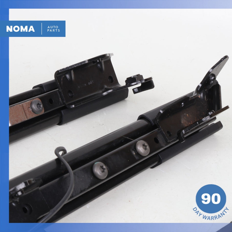 12-17 Range Rover Evoque L538 Front Left Side Seat Rail Motor Set w/ Buckle OEM