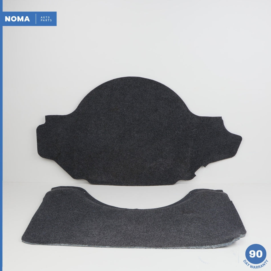 02-08 Jaguar X-Type X400 Rear Boot Trunk Floor Mat Carpet Cover Set of 2 OEM