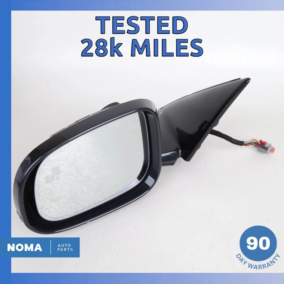 16-19 Jaguar X351 XJ Left Rear View Door Mirror w/ Blind Spot & Camera OEM 28k