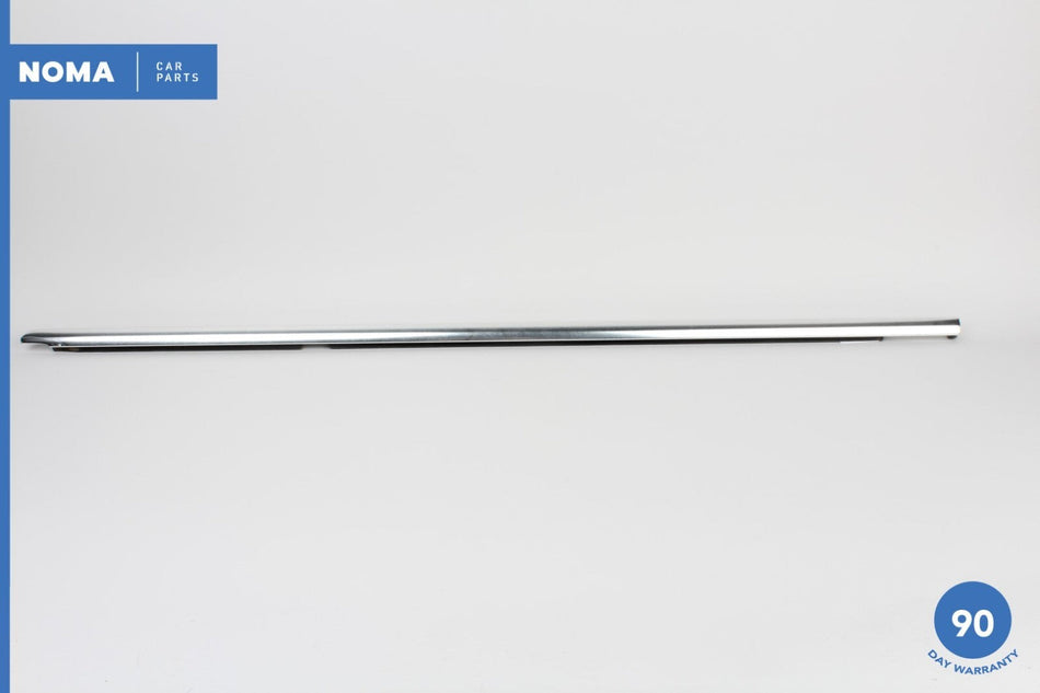 03-08 Jaguar S-Type X204 Rear Left Door Exterior Window Molding Seal Chrome OEM