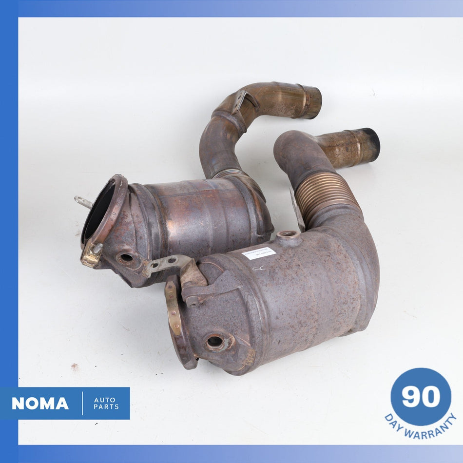 11-15 BMW F10 550i 650i N63B44 Left & Right Exhaust Manifold Downpipe Set OEM