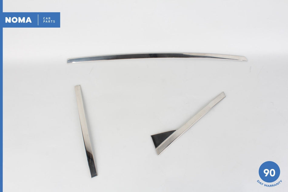 1997 Jaguar XJ6 VDP X300 LWB Rear Left Driver Side Door Window Molding Set OEM