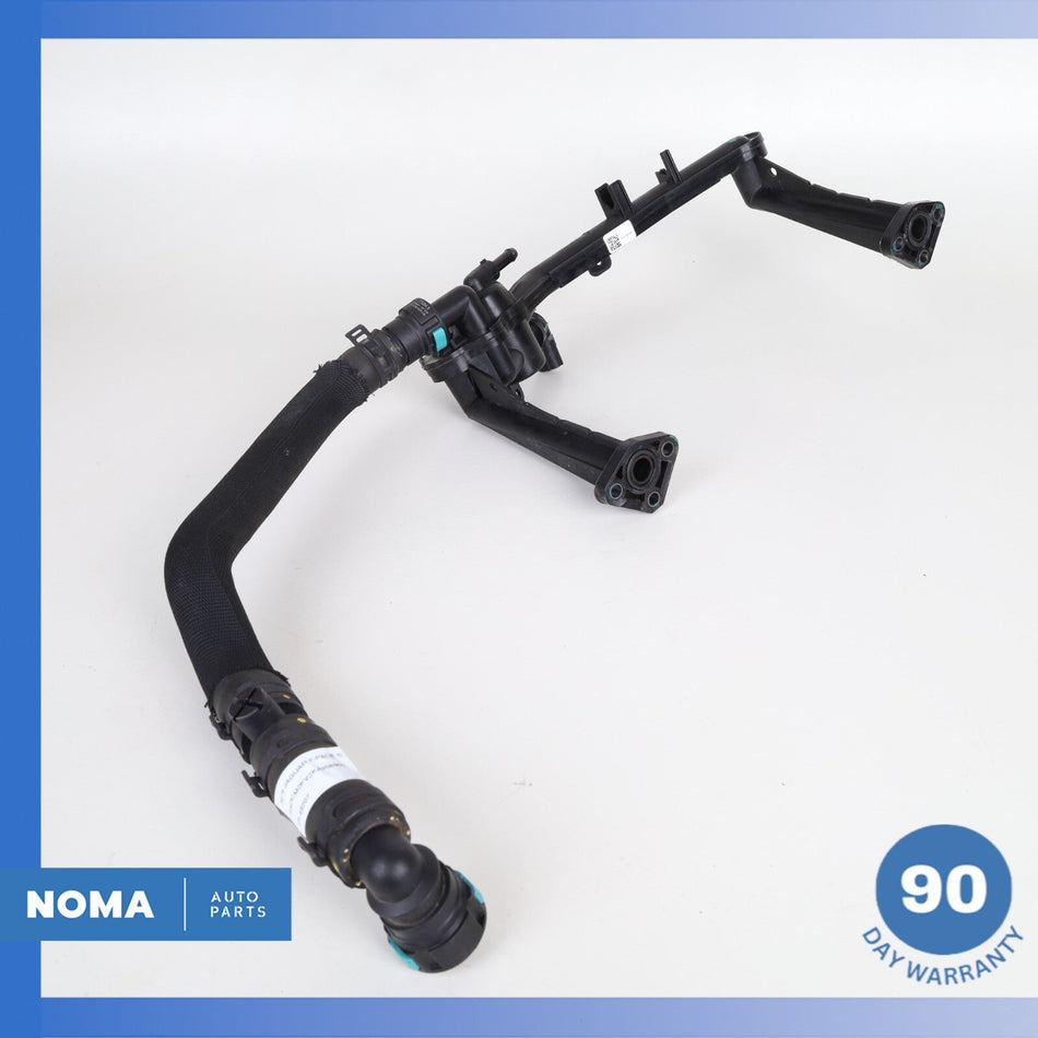 13-23 Jaguar X761 F-Pace Thermostat Housing Water Outlet Pipe DX2318N348AD OEM