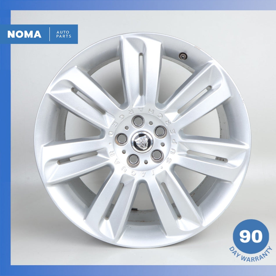 09-15 Jaguar X250 XFR XF Nevis 9.5 x R20 20" Rear Wheel Rim Silver OEM
