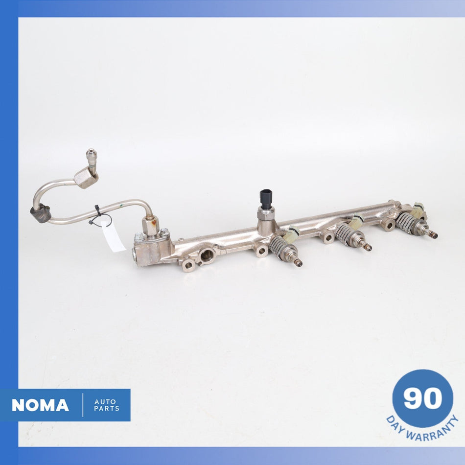 07-17 Lexus USF40 LS460 Left Driver Side Inner Fuel Injection Rail OEM