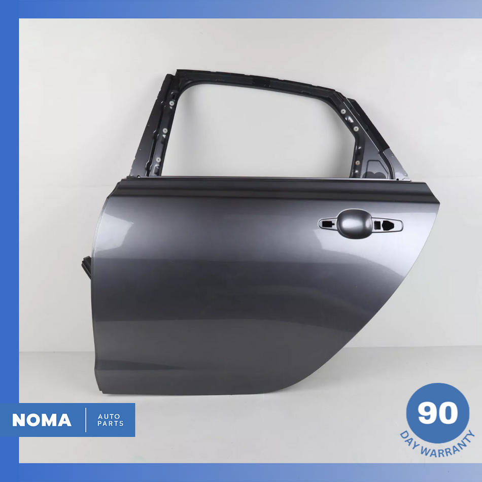 16-23 Jaguar X260 XF Sedan Rear Left Driver Side Door Shell Panel Gray OEM