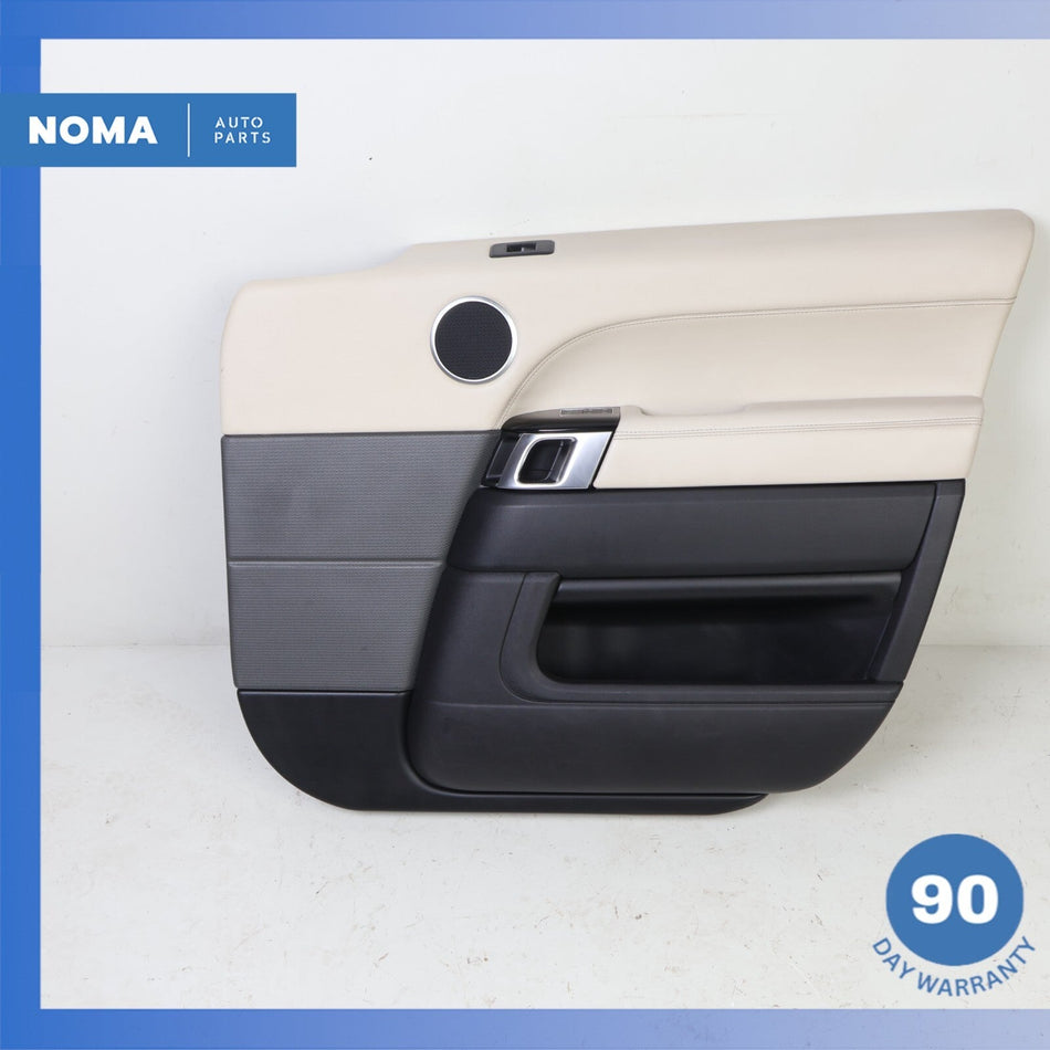 14-17 Range Rover Sport L494 Front Right Side Interior Door Panel Trim Beige OEM