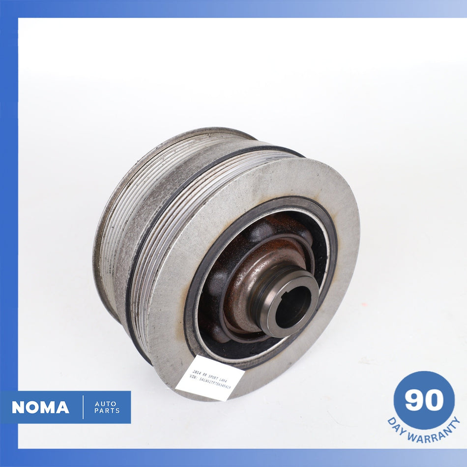 10-23 LR Range Rover Sport L494 F-Type XF Engine Crankshaft Balancer Pulley OEM