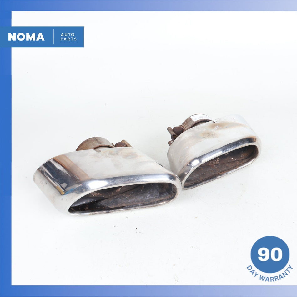 10-19 Jaguar X351 XJ XJL Exhaust Muffler Tips Left & Right Set AW935C262AB OEM
