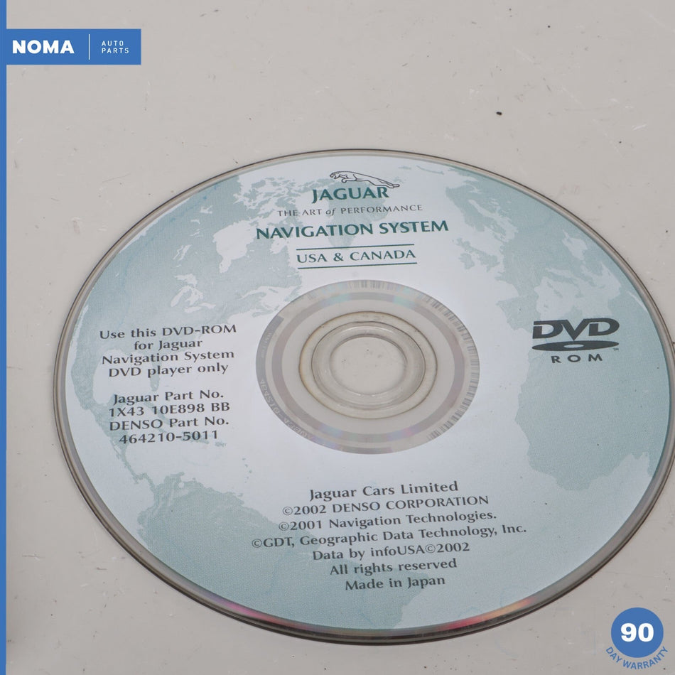 00-03 Jaguar X350 XJR VDP NAV Navigation System Disc DVD Alpine USA OEM