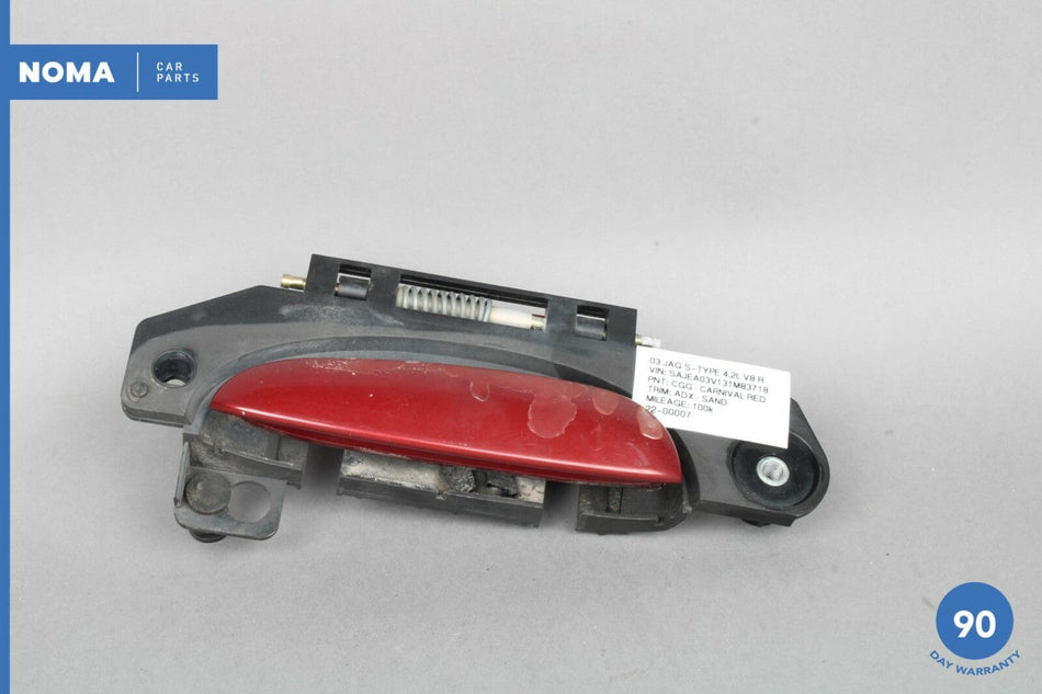 03-05 Jaguar S-Type R X202 Rear Left Driver Side Exterior Door Handle CGG OEM