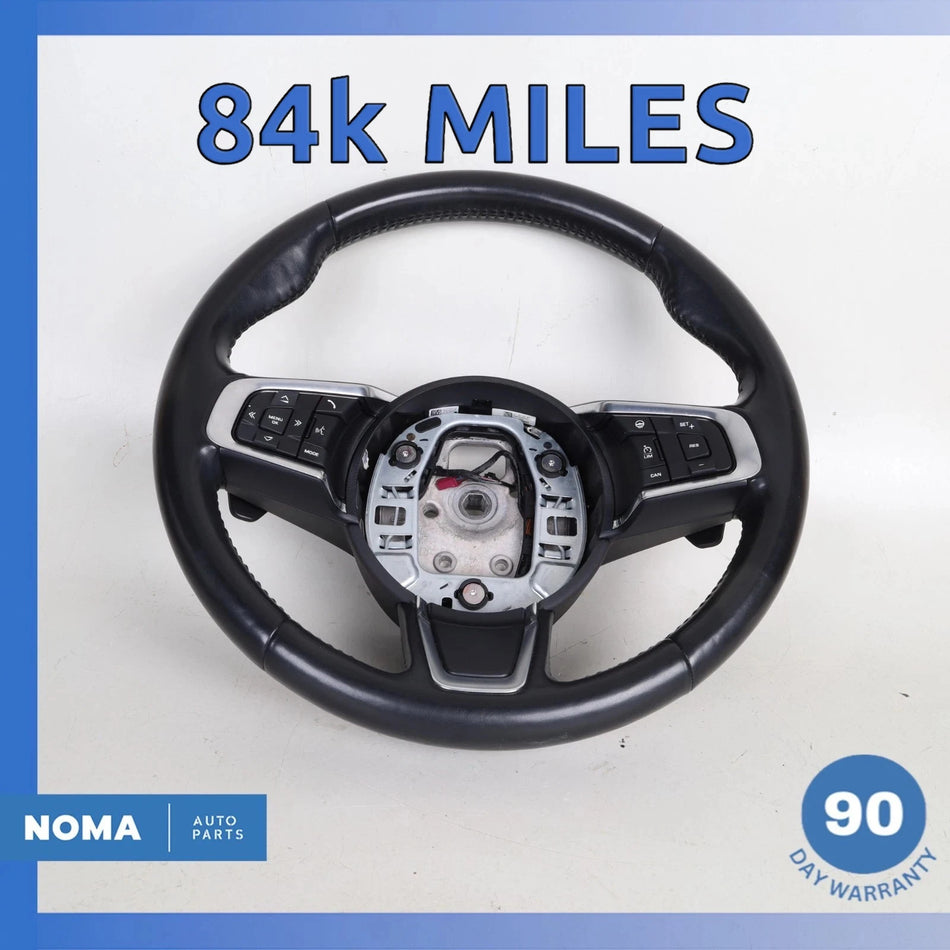 16-21 Jaguar X761 F-Pace XF XE Base Steering Wheel w/ Paddle Shifters OEM 84k