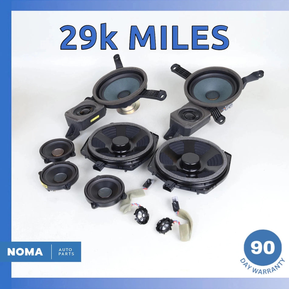 14-24 Jaguar X152 F-Type Front & Rear Premium Audio 1200W Speaker Set OEM 29k