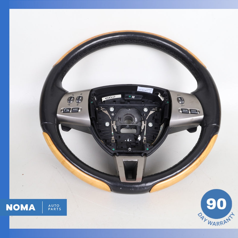 07-09 Jaguar X150 XK XKR Steering Wheel w/ Paddle Shifters Black OEM