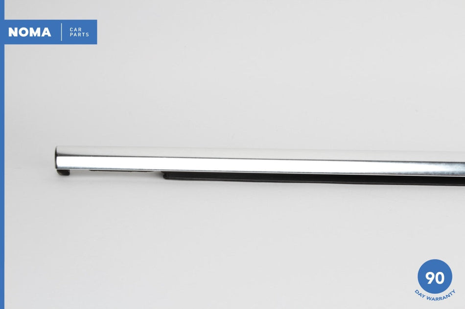 03-08 Jaguar S-Type X204 Rear Right Door Exterior Window Molding Seal Chrome OEM