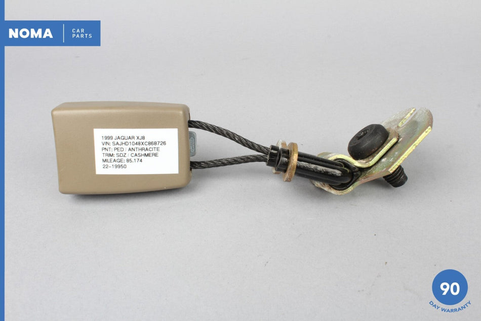 98-03 Jaguar XJ8 XJR VDP X308 Rear Right Passenger Side Seat Belt Buckle AEK OEM