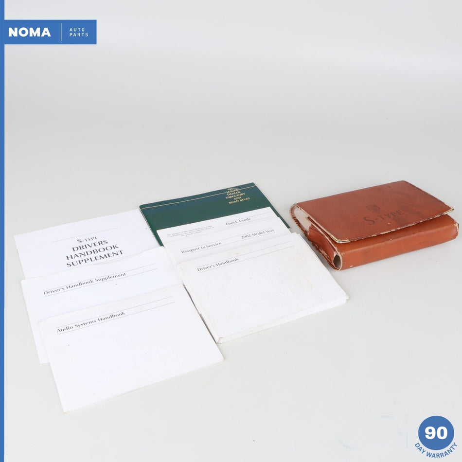 2002 Jaguar S-Type X200 Driver's Owner Manual Handbook w/ Care Book & Folder OEM