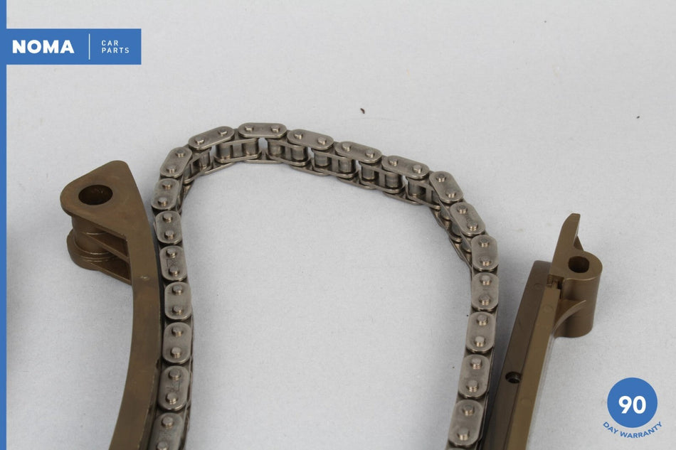 00-02 Jaguar XKR X100 4.0L S/C Primary Timing Chain w/ Guide Set 96JV6268AA OEM