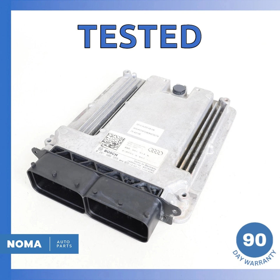 13-14 Audi D4 A8L ECM ECU Engine Control Module Computer 4H0906014B OEM