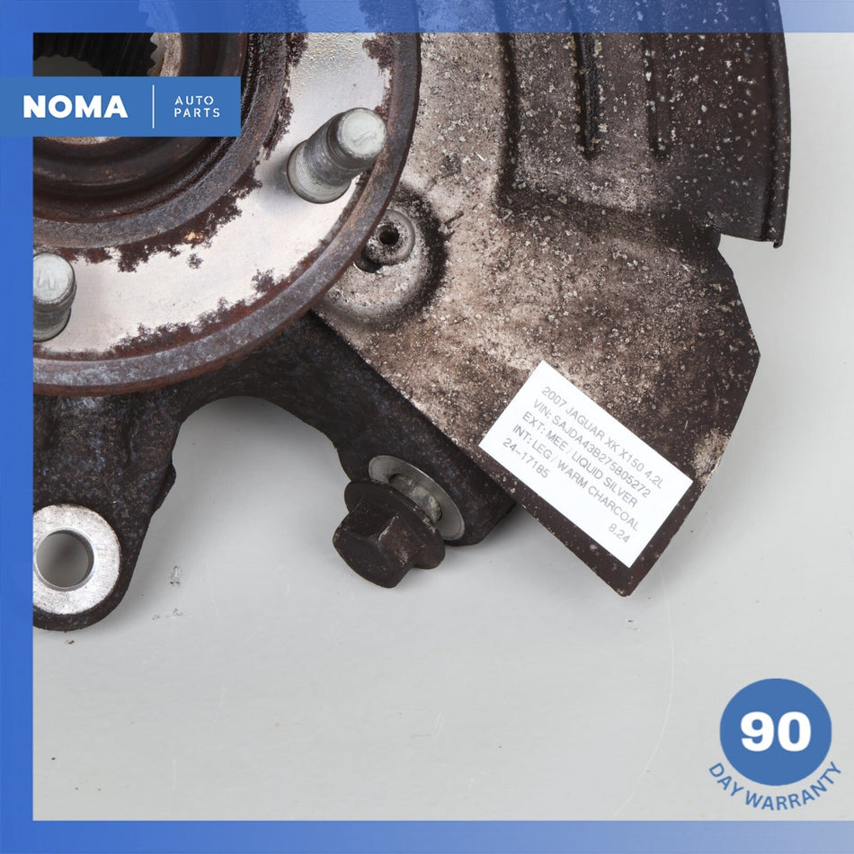 07-09 Jaguar X150 XK XKR Rear Left Side Spindle Knuckle Hub w/ Shield OEM