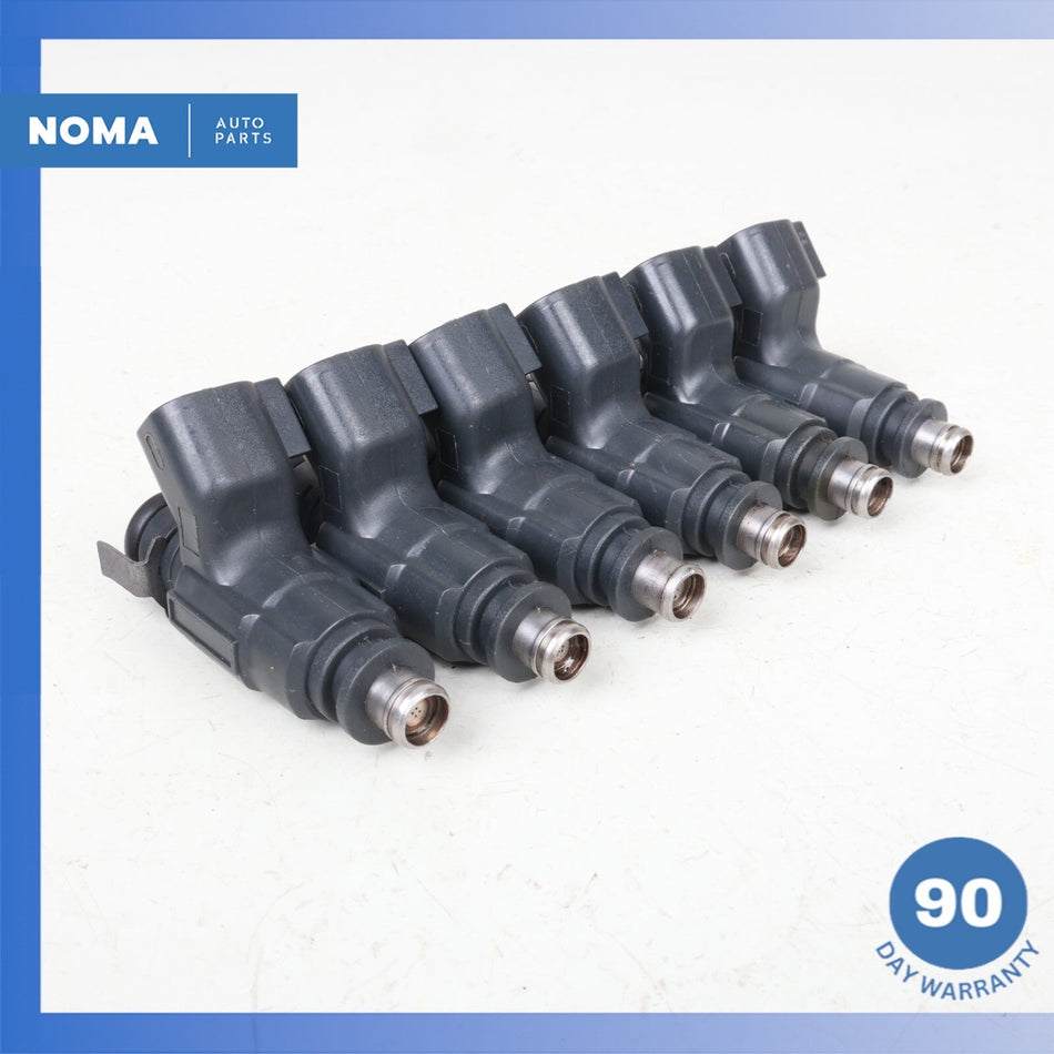 02-08 Jaguar X206 S-Type X-Type AJ25/AJ30 Fuel Injector Set of 6 1X439F593AB OEM